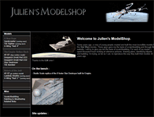 Tablet Screenshot of juliensmodelshop.com